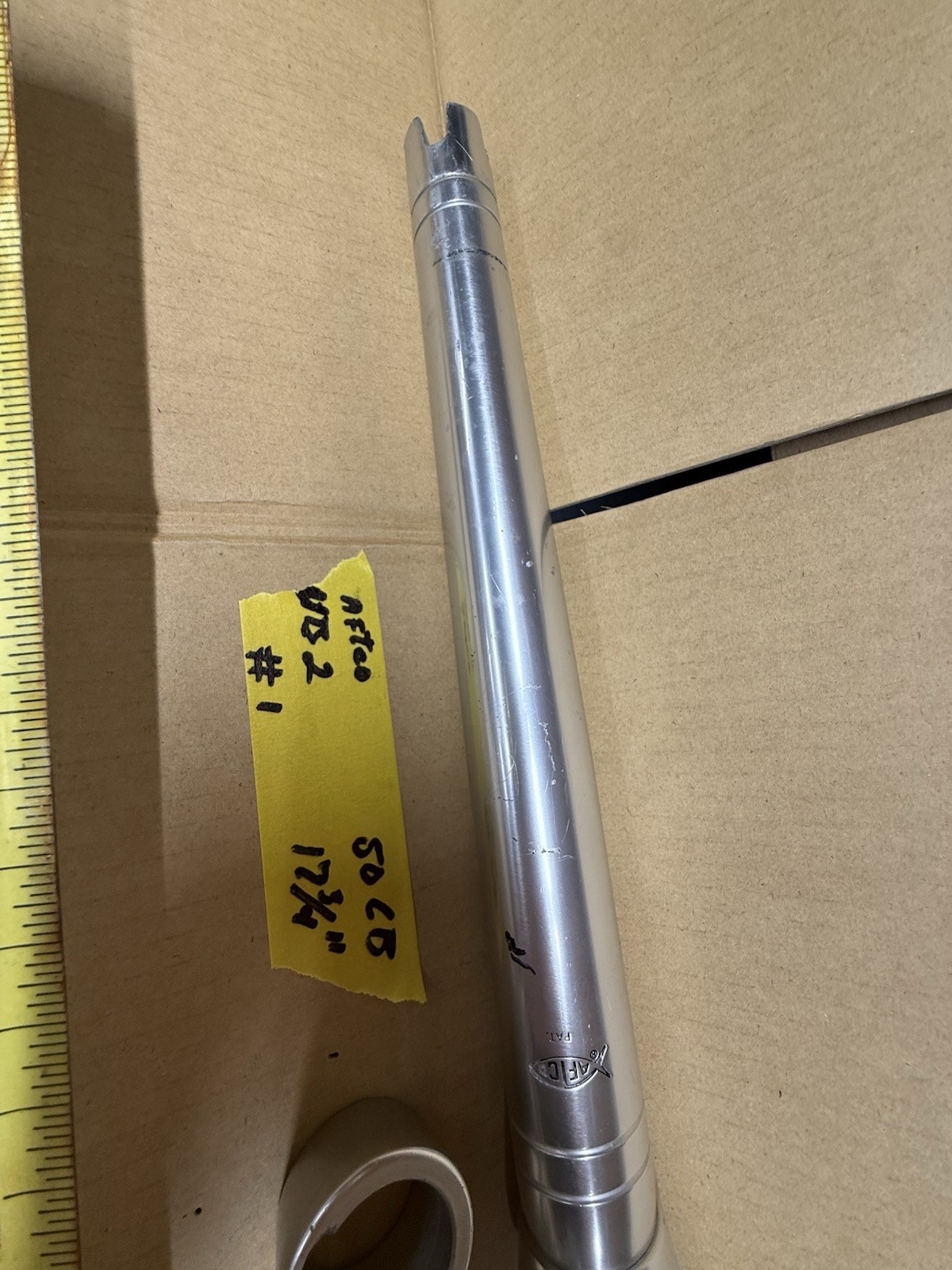 USED AFTCO POLISHED Aluminum Butt 17.5″ UB2 Great condition. 30-50lb class
