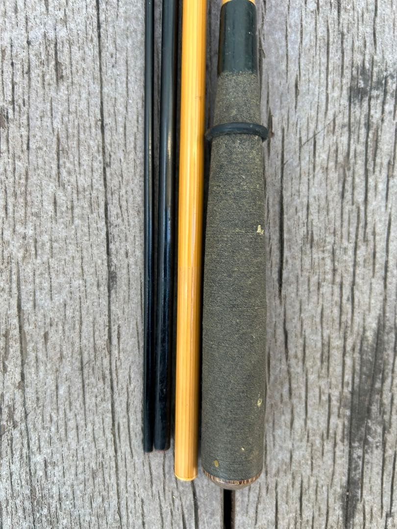 Special Selection Makizuki Herabuna Rod Glass Fiber Yellow Black Used