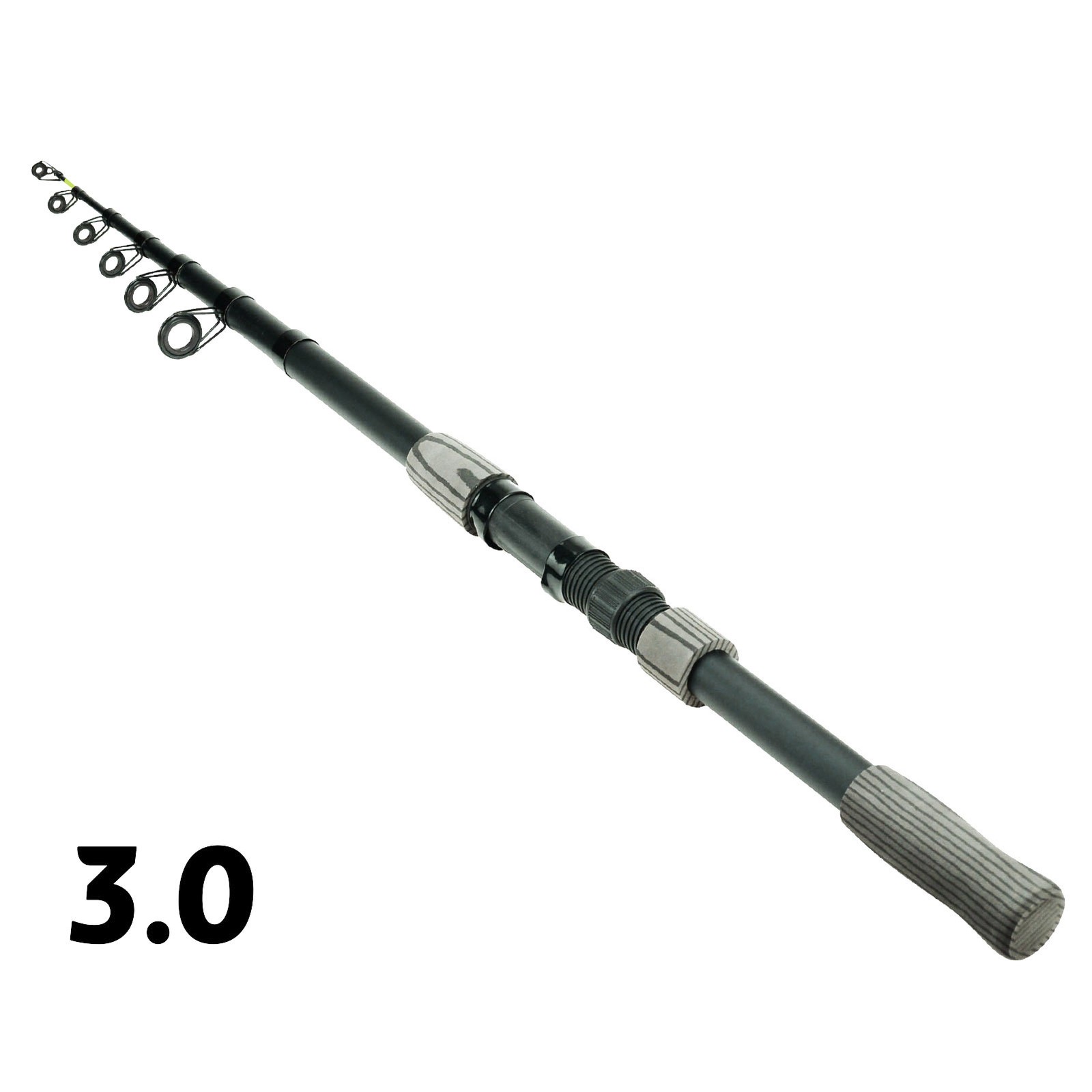 2.1M-3.6M Shrinkable Design Portable Telescopic Fiberglass Fishing Rod