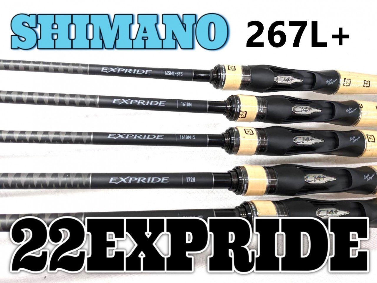 SHIMANO 22 EXPRIDE 267L+ 6.7 ft Spinning rod Grip Joint Ship 1/8 – 1/4 oz Bass