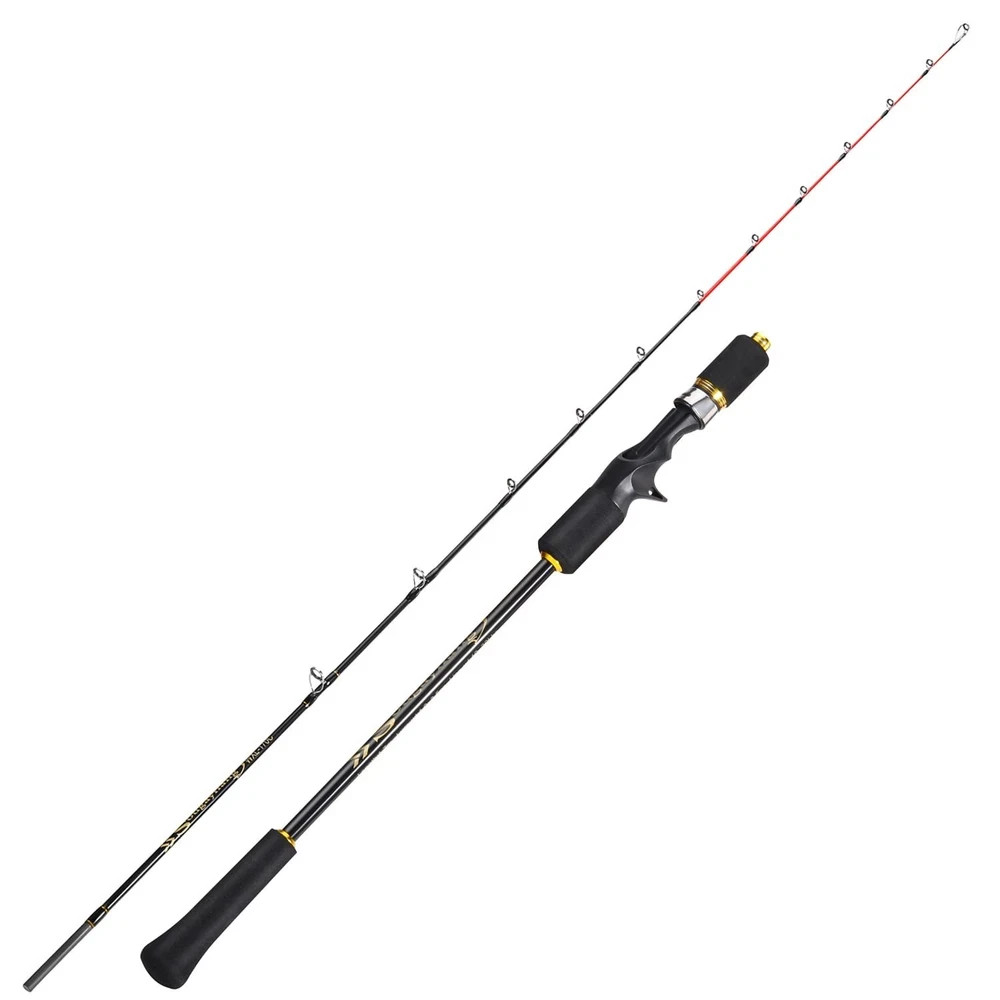 Slow Pitch Jigging Rod, 40 Ton Carbon 1.7m/5.6ft, 1.7m/5.6ft