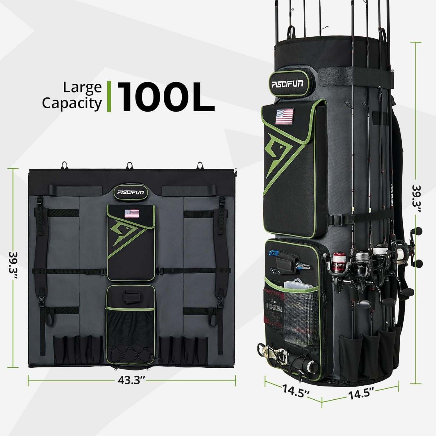 Pascifun Fishing Rod Bag