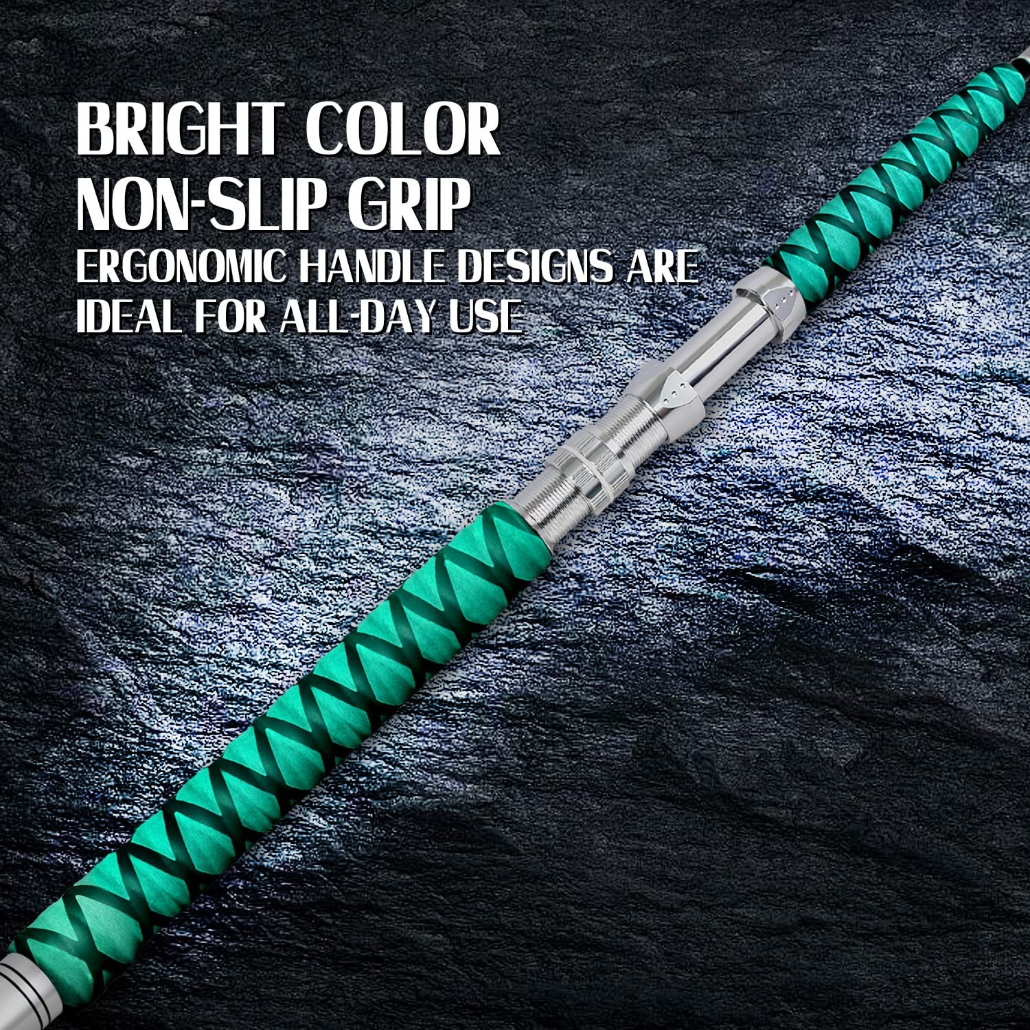 Fiblink Saltwater Fishing Rod 1 Piece Trolling 6′ – 50-80lb – 1pc, Green