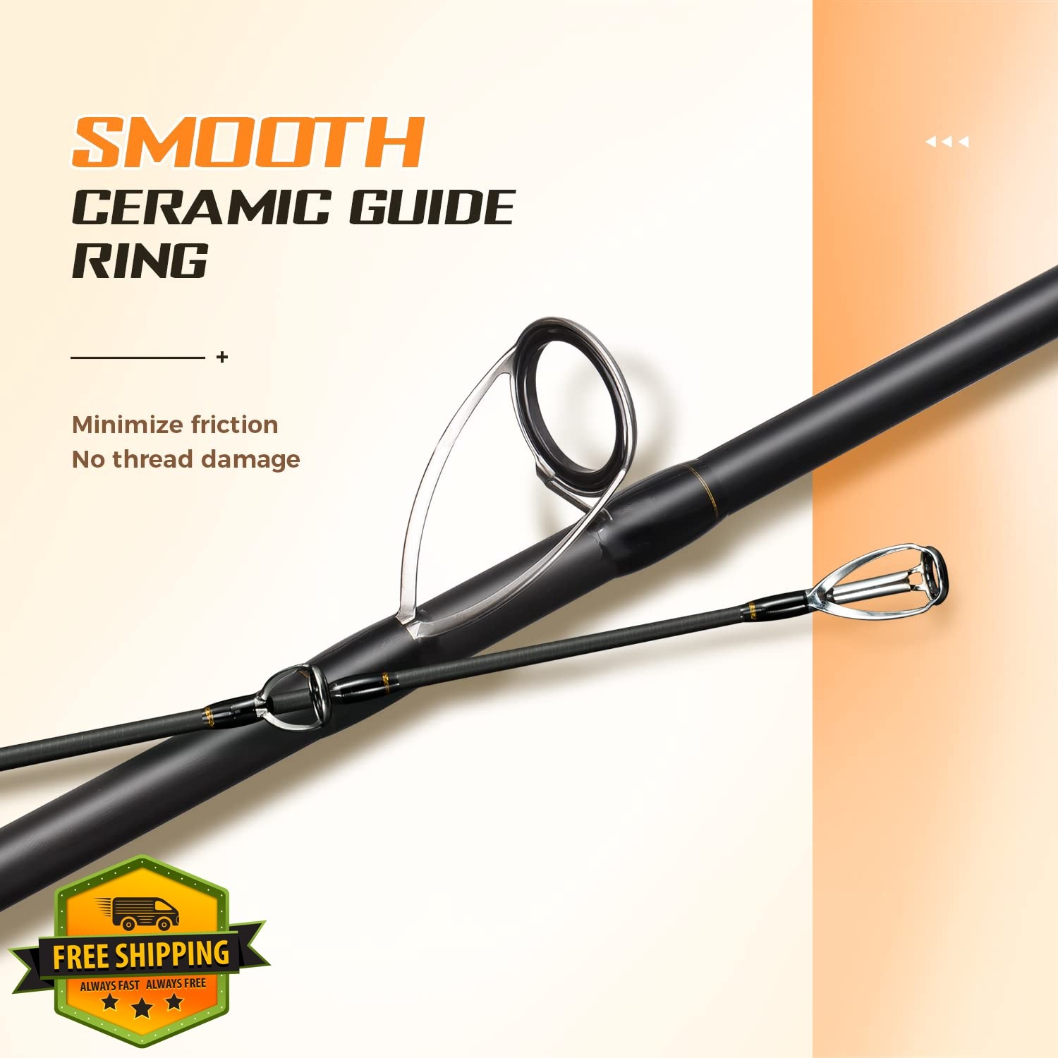 BERRYPRO 12′ Spinning 2pc Graphite Fishing Rod