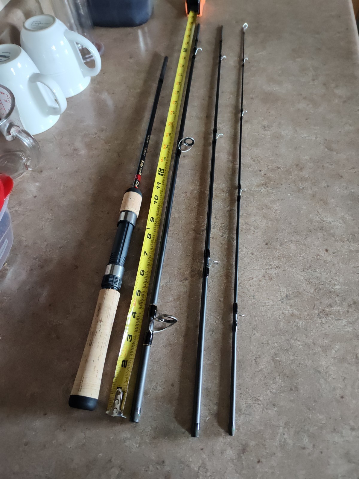 8 Ft 5 Inch Ultra Lite Spinning rod combo with a 2000R shimano spinning reel