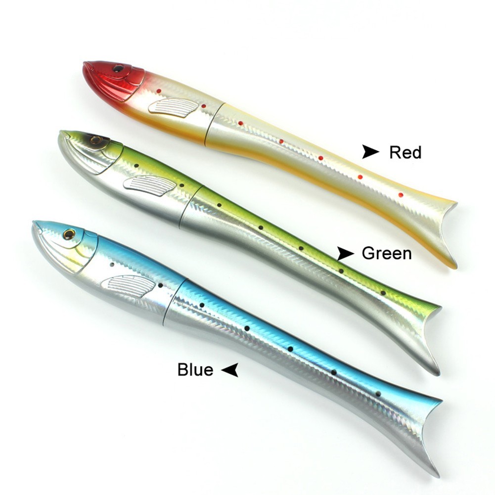 Carbon Fiber Fishing Rod with Unique Fish Shaped Design Blue Green or Red