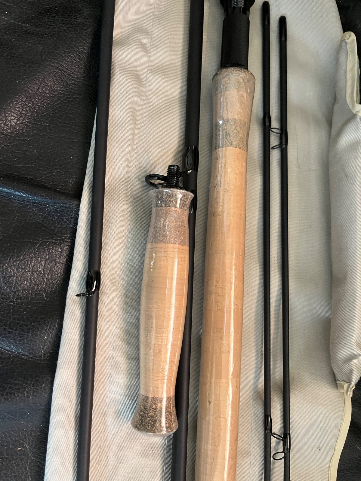 Fly Fishing Switch Rod 11ft 5/6 weight / carbon fiber /matte black