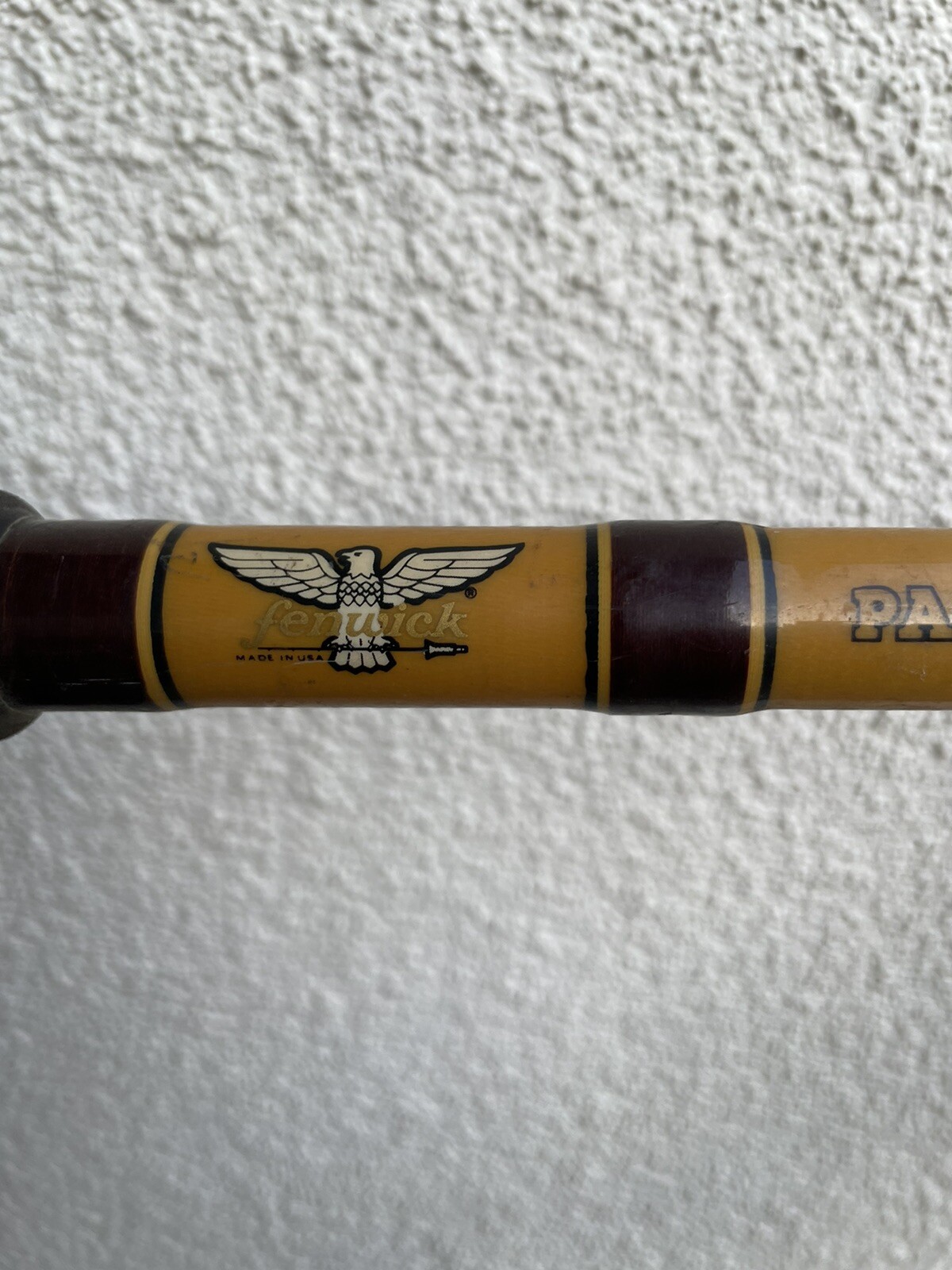 Vtg Fenwick ST 785 6 1/2’ Pacificstik Fenglass 30-80Lb Fishing Rod 7 Guides
