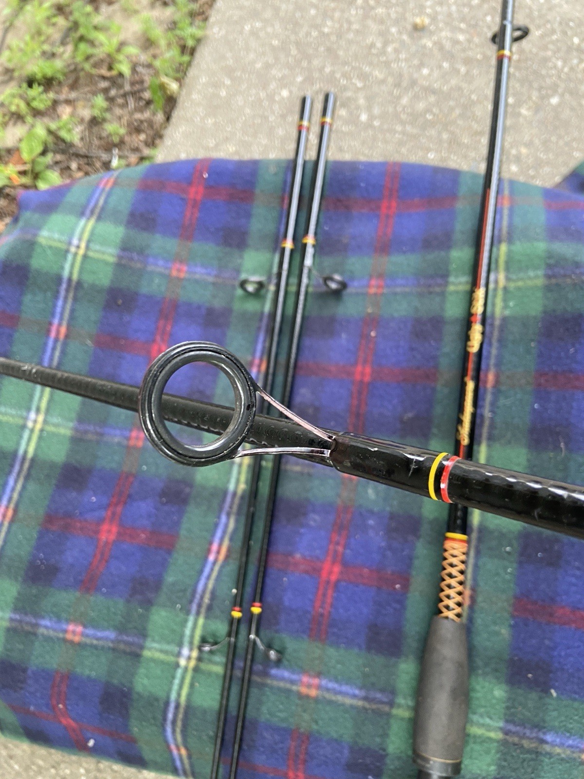 PAIR OF SHAKESPEARE UGLY STIK SPL 1100 6’6″ MED. ACTION 2 PIECE SPINNING RODS