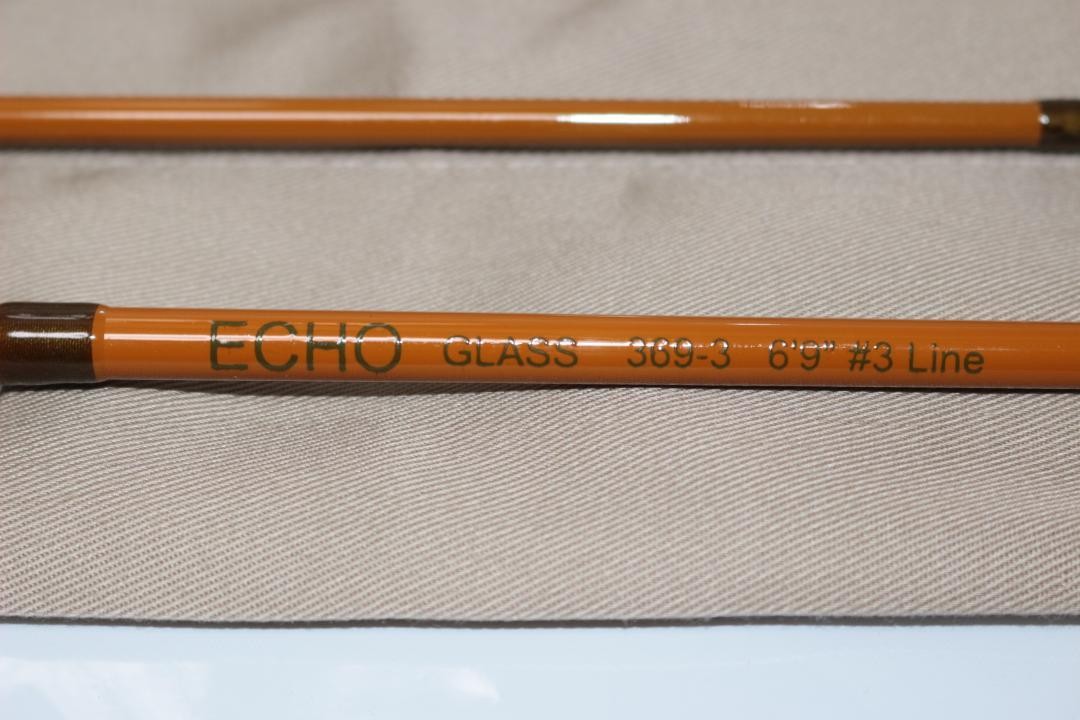 Echo Glass #3 6’9″ Fly Rod with Rod Bag & Case