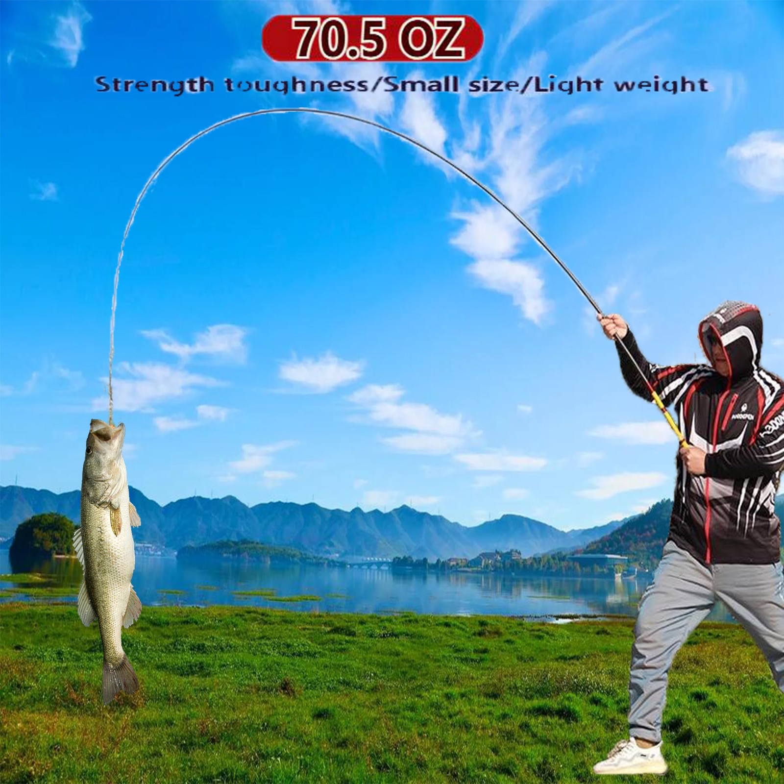 Carbon Fiber Telescopic Fishing Rod, Ultra Short Tenkara Rod, Portable Collap…