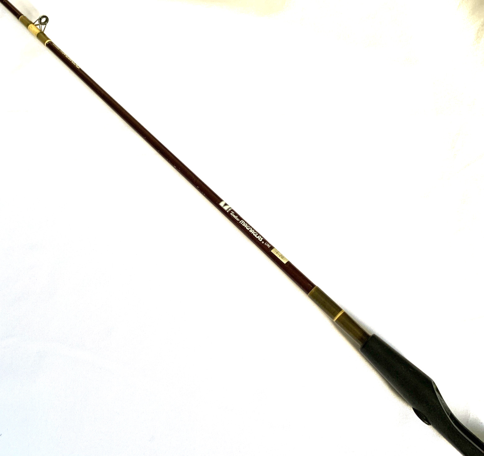 Kencor 261 Tenlew Magnaglas 5’11” Two Sections 6-20Lb Casting Fishing Rod USA