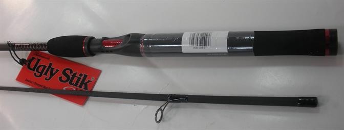 Shakespeare 1264735 USSP702M 7 Ft Ugly Stik GX2 Spinning Rod 2 Piece