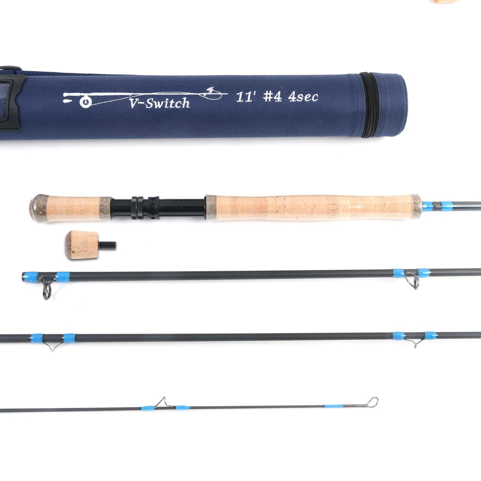 Maxcatch Switch Rod 4/5/6/7/8/9WT Fly Fishing Rod With Switchable Fighting Butt