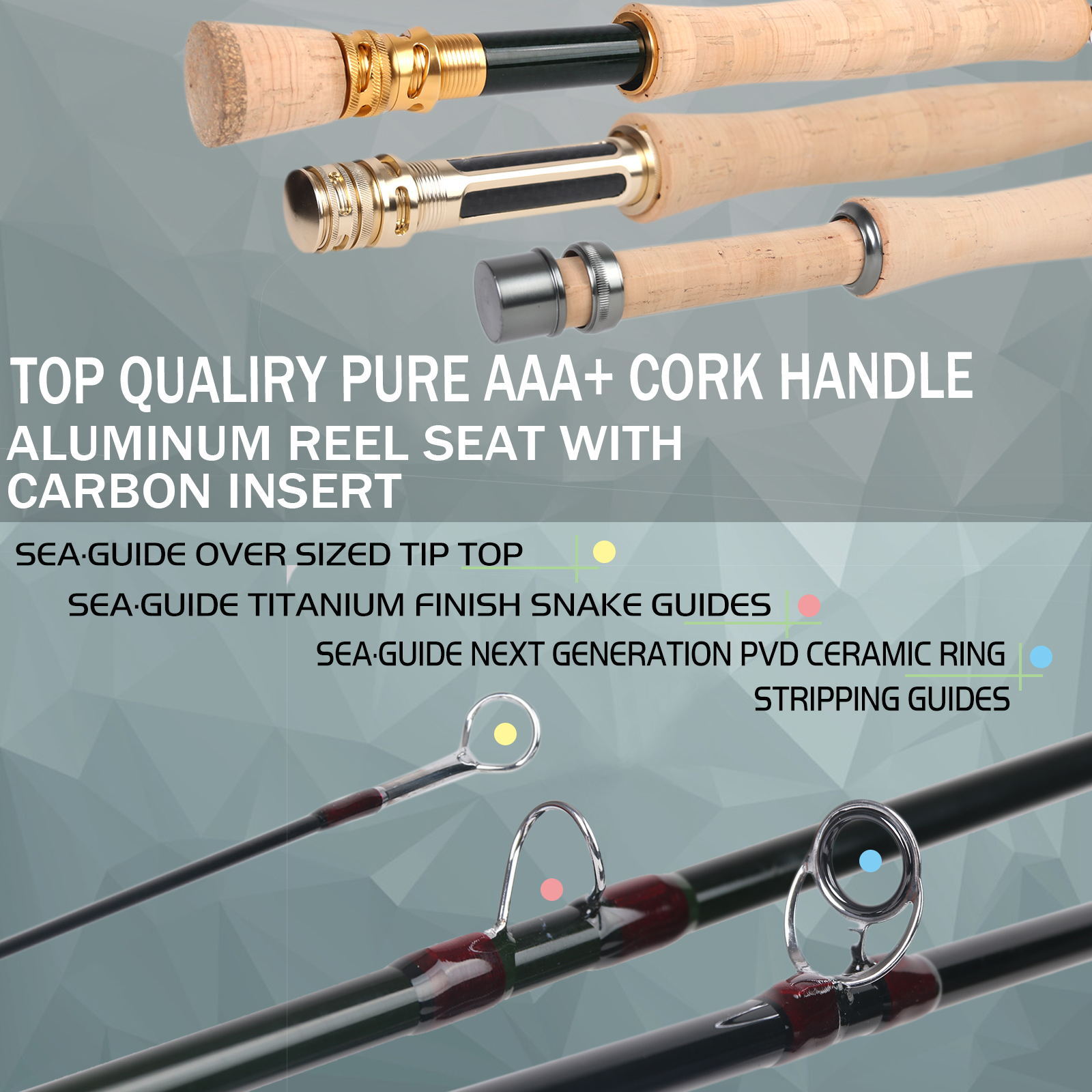 Maxcatch Skyhigh Fly Fishing Rod 2/3/4/5/6/7/8WT 9F, IM12 Toray Carbon,All-Water