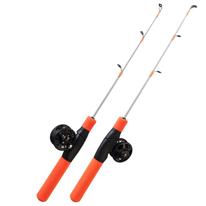 1Pcs Portable Fishing Set Ice Fishing Rod Ergonomic EVA Grip Winter Ice Fishing