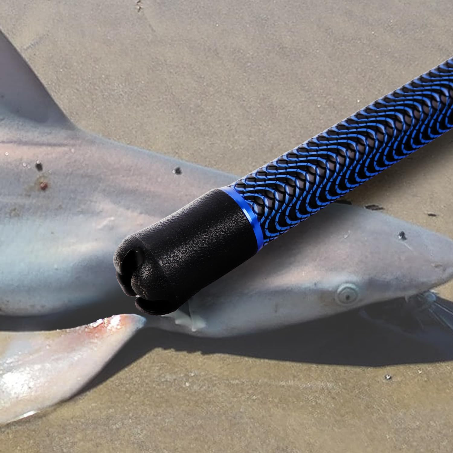 Surf Fishing Rod Carbon Surf Spinning Rod Portable Travel Saltwater Beach Blue S