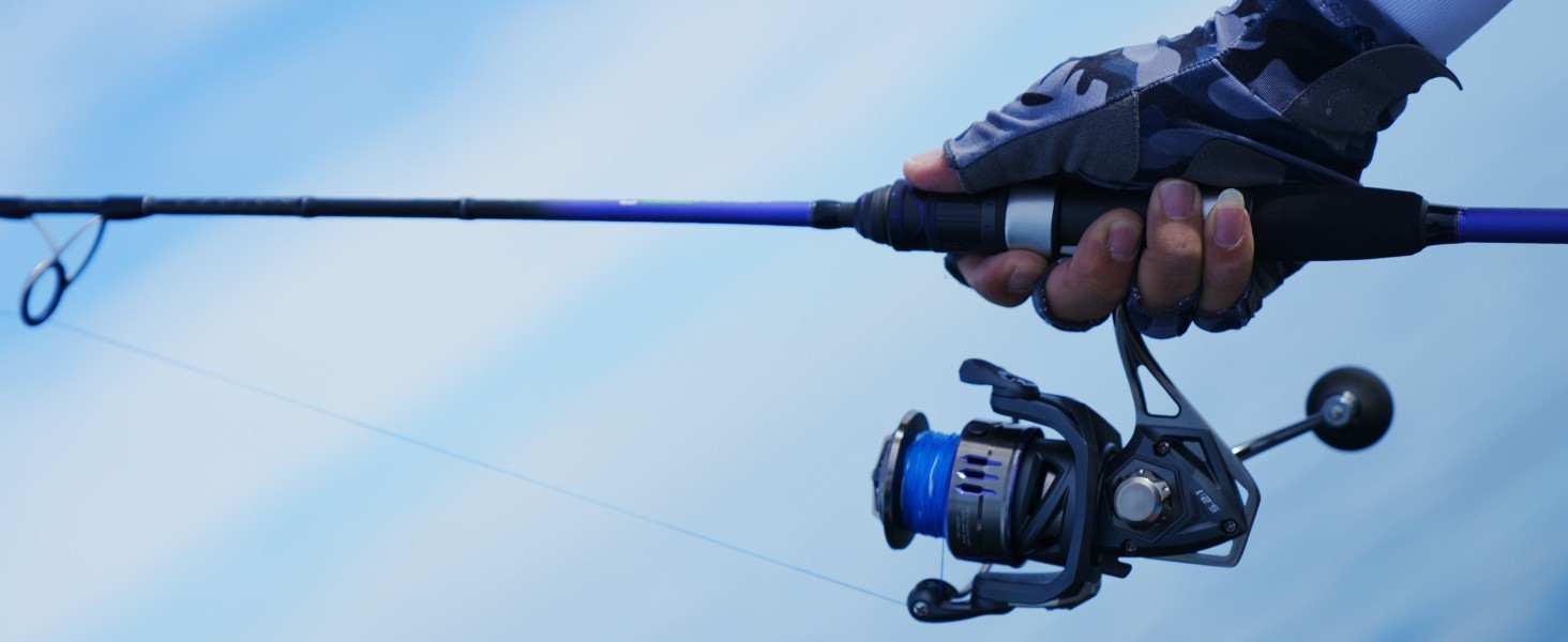 Cruiser Slow Pitch Jigging Spinning Rods [ML and M, 6’3″ Straight Guides Toray]