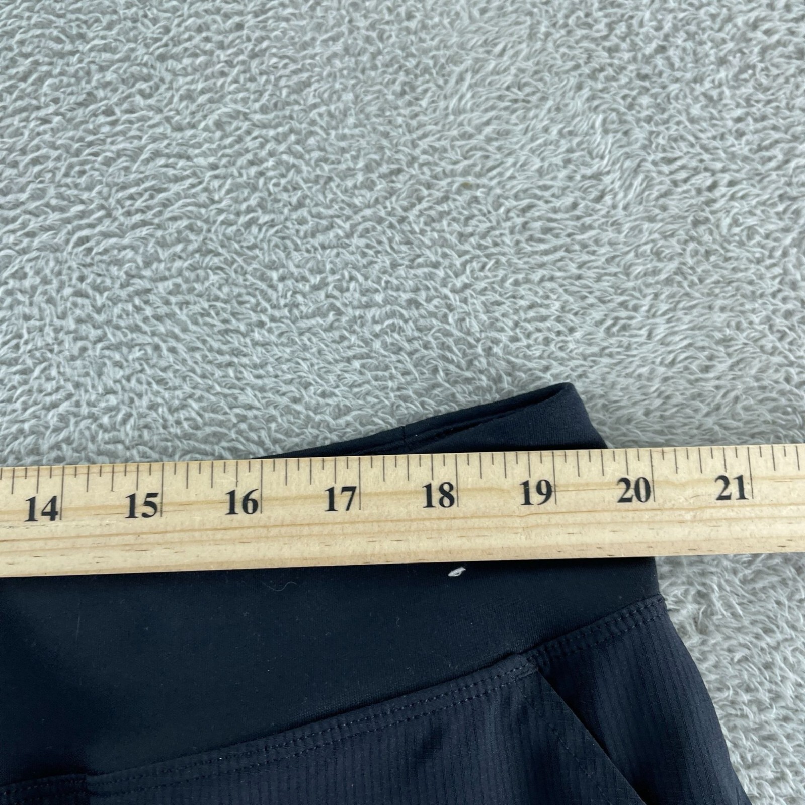 Orvis Womens Black Skort XXL With Built-In Shorts Activewear Polyester 1557