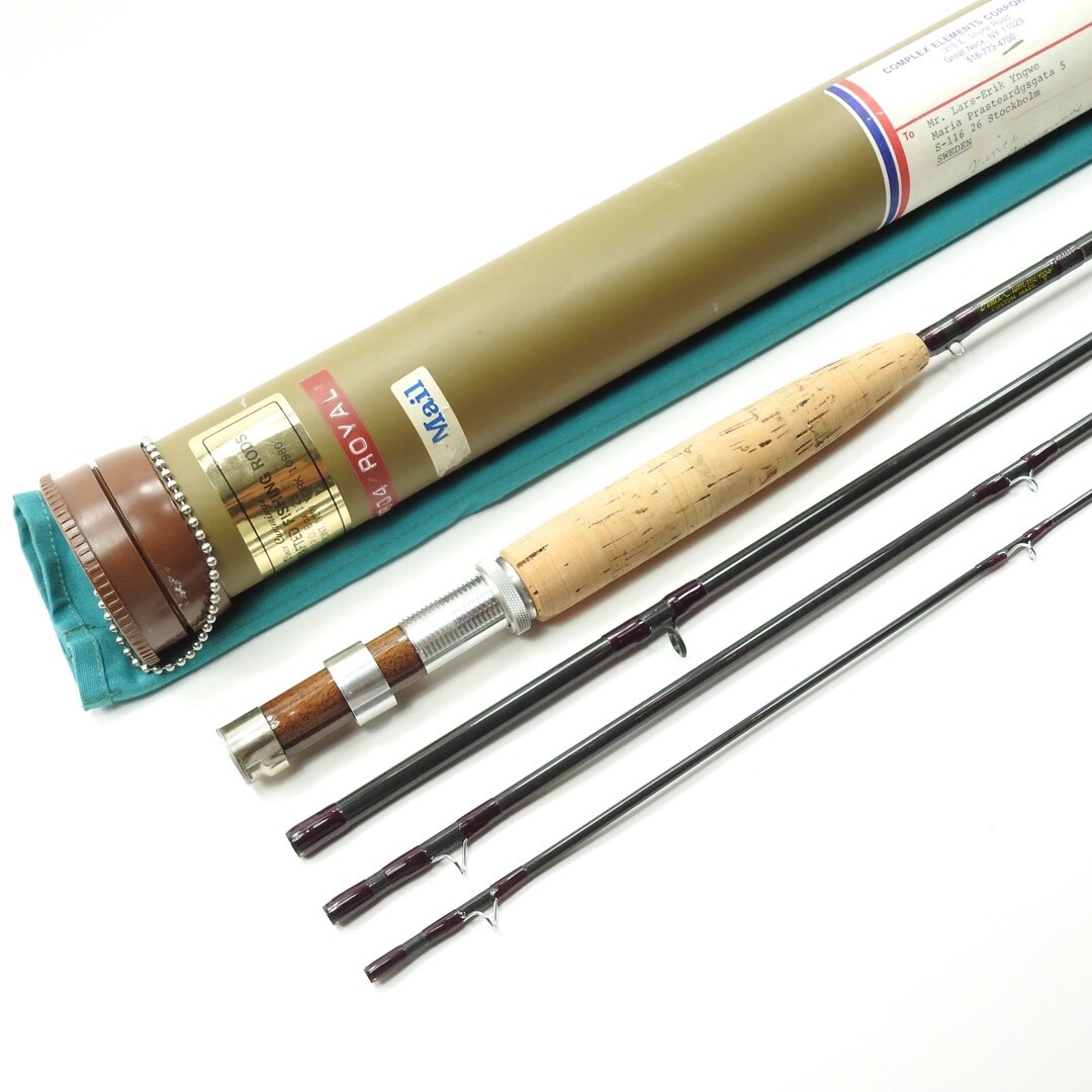 Vince Cummings Royal Graphite Fly Rod. 8’. 5-6wt. W/ Tube & Sock.