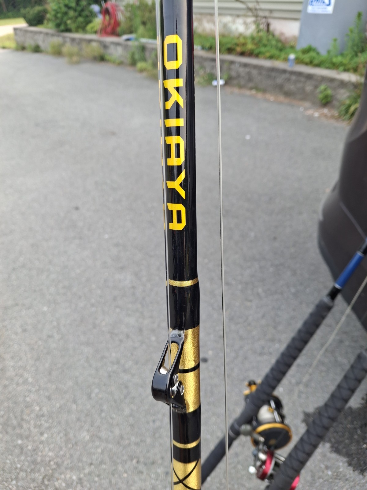 OKIAYA Terminator BTR56130 Trolling Rod 5ft 6in 80-130lb 8-16oz Black/Gold