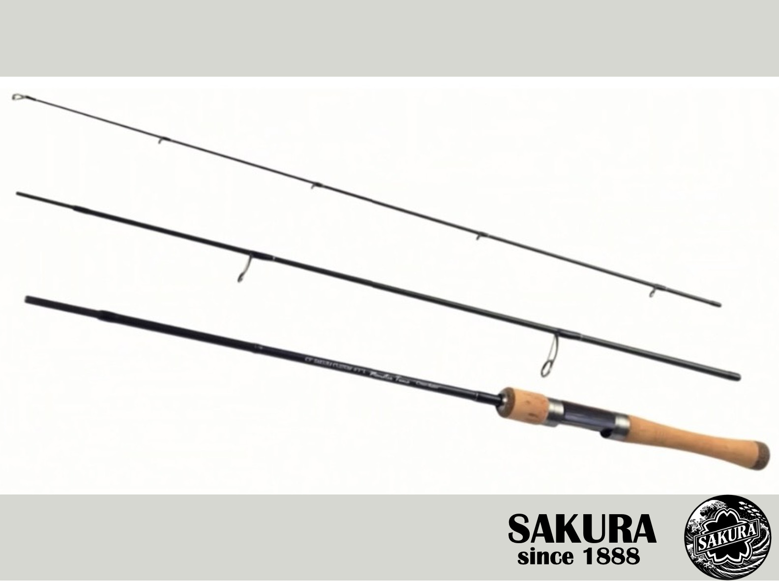 Japanese Spinning Rod Casting Light Trout 6’3” PE 0.3-1.0 3pc Carbon JDM SAKURA