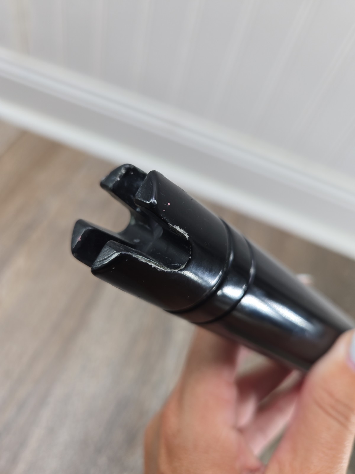 Aftco Black Aluminum Straight 18″ Butt – 1.25″ ID – Loose Part ONLY