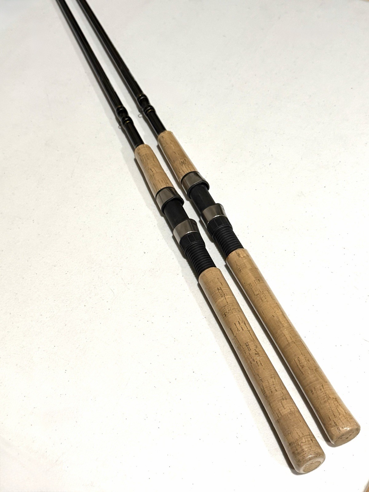 LOT of 2 – Fin-Nor LETHAL 7 Ft Spinning Rods – Saltwater Freshwater