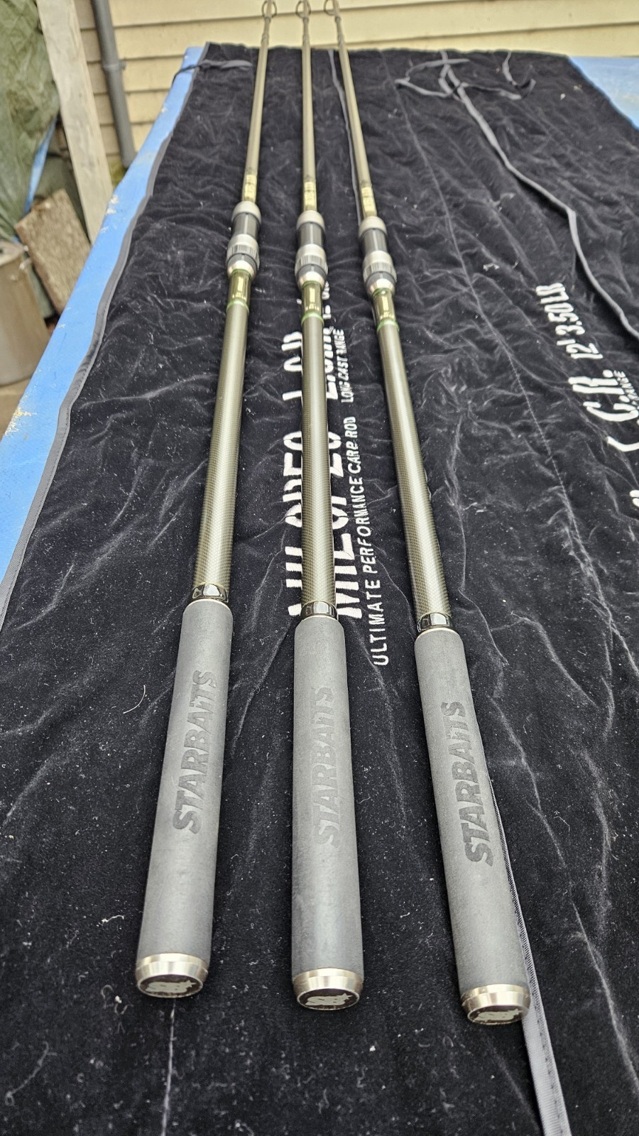 3x Starbaits LCR Milspec 12ft 3.5lbs Carp Rods Free Spirit Blank
