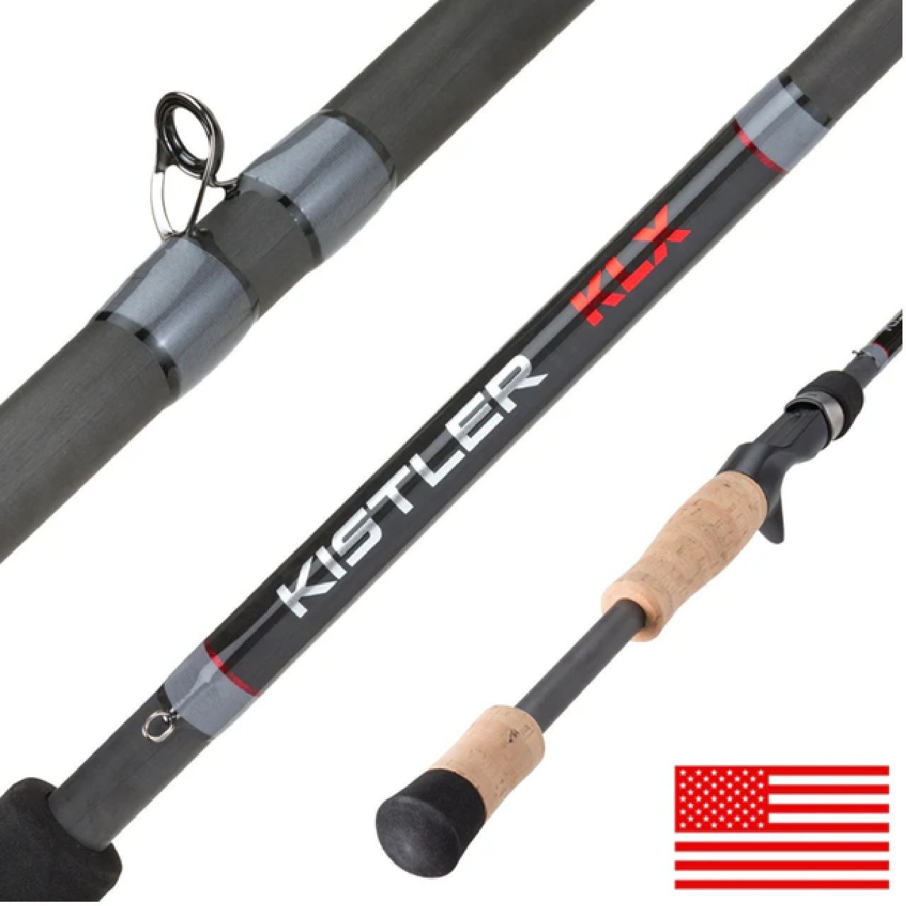 Kistler KLX Carbon Casting Fishing Rod 2026 Light-Medium-Heavy 6′ 9″