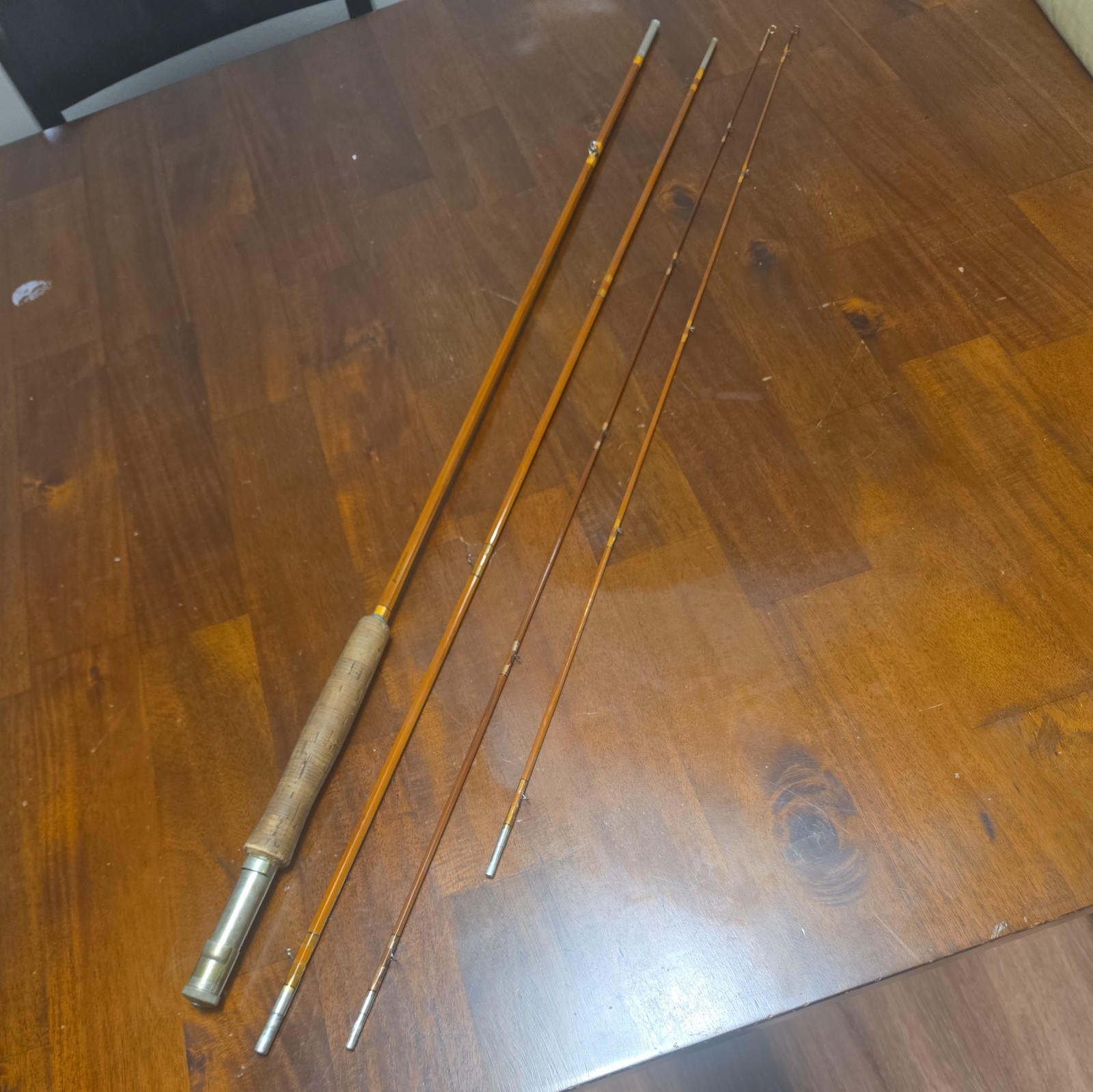 Wright & McGill Granger Aristocrat Bamboo Fly Rod. 9’ 6” Two Rod Ends