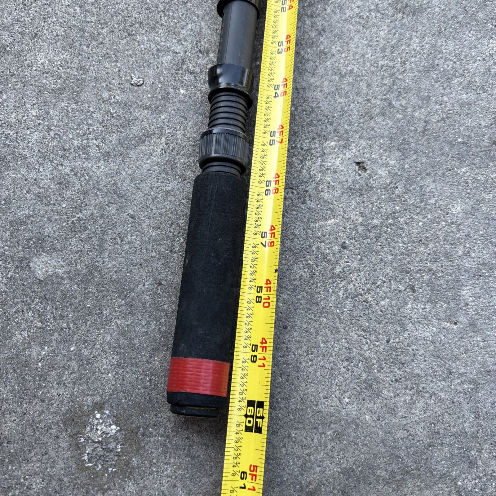 Silstar Venture Fishing Pole Rod 5-Piece Portable Medium Light 4’6” WORKS EUC