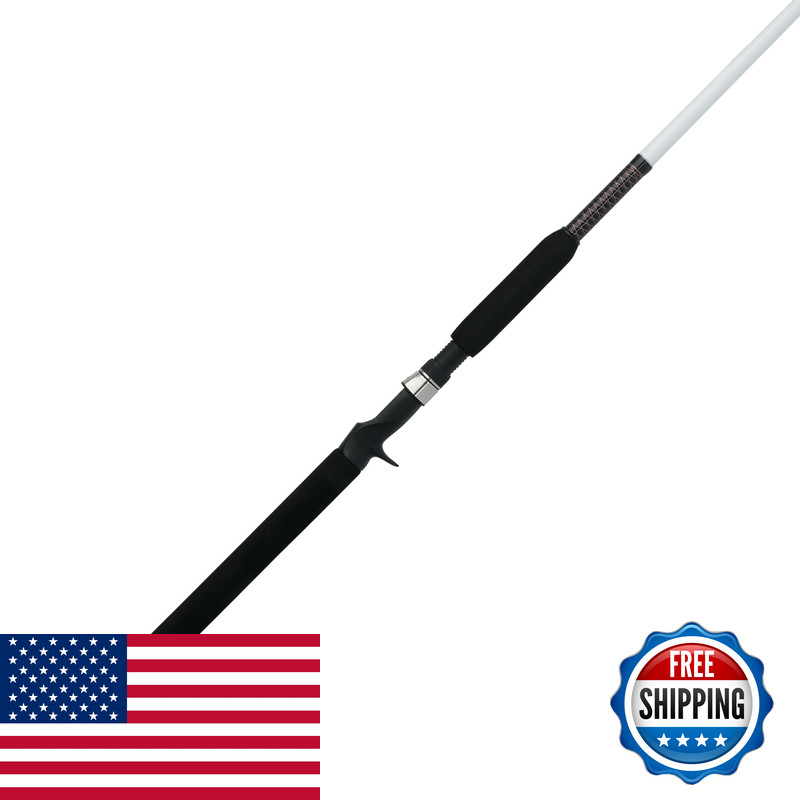 Shakespeare Ugly Stik 7 Catfish Spinning Rod Two Piece Catfish Rod 15-30Lb Line