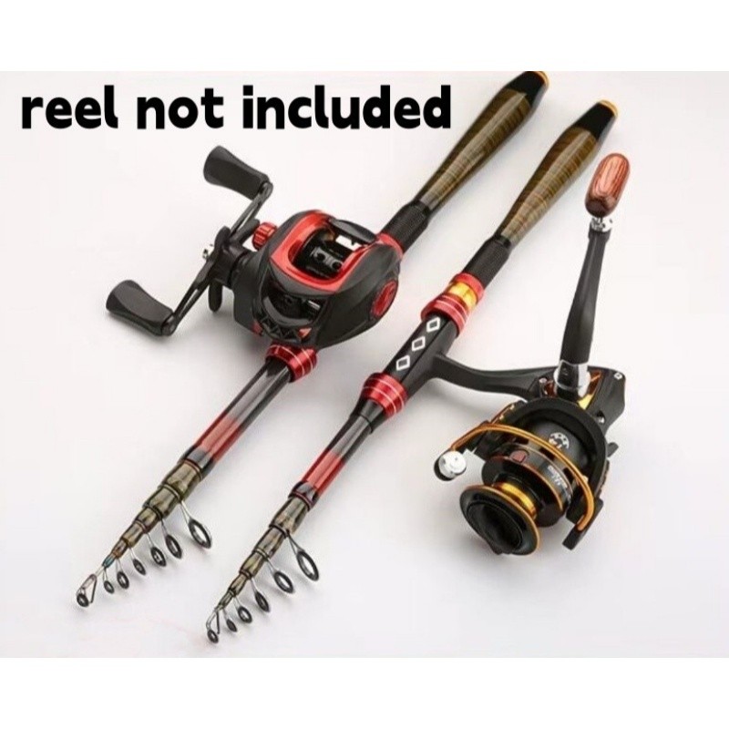 Telescopic Fishing Rods Spinning Casting Rod Carbon Fiber Rod Bass Ultra Light
