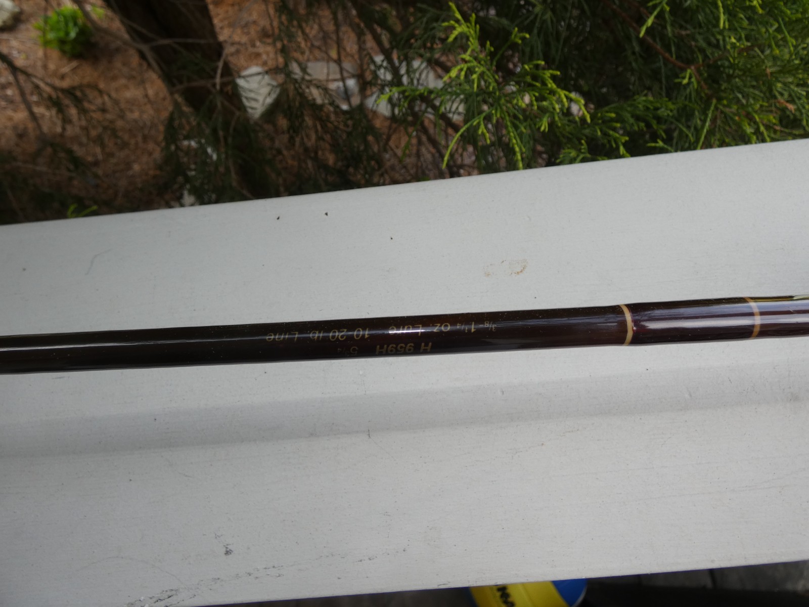 RARE VTG FENWICK HMG IRON HAWK USA MADE H959H 1 PC 5.75′ SPINNING FISHING ROD