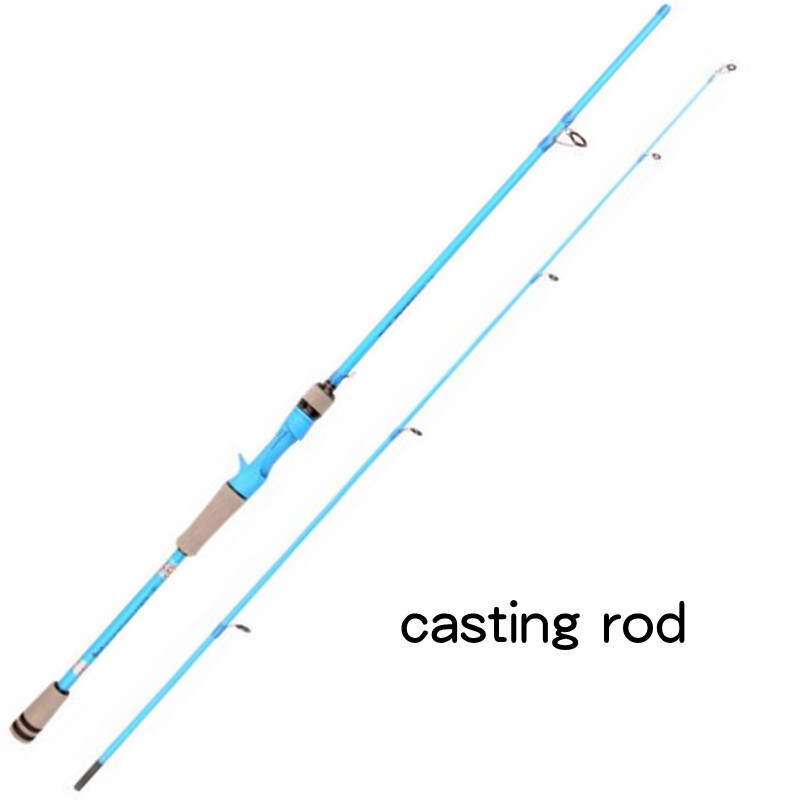 Casting Spinning Fishing Rods 1.65m/1.8m Carbon Fiber Rod 2 Section Travel Poles