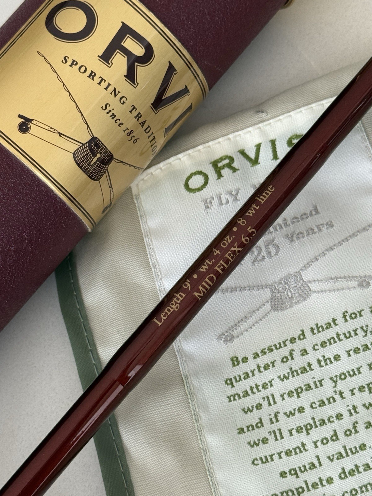 **BEAUTIfUL** 🔥 ORVIS ZERO GRAVITY 8wt 9’ft~2pc Fly Rod!! 🔥~MID FLEX~🔥