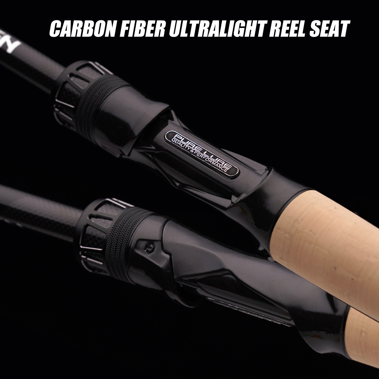 PURELURE SHARPEN PRO Versatile Fishing Rod Cast/Spin 2-Piece 5’6″-6’3″