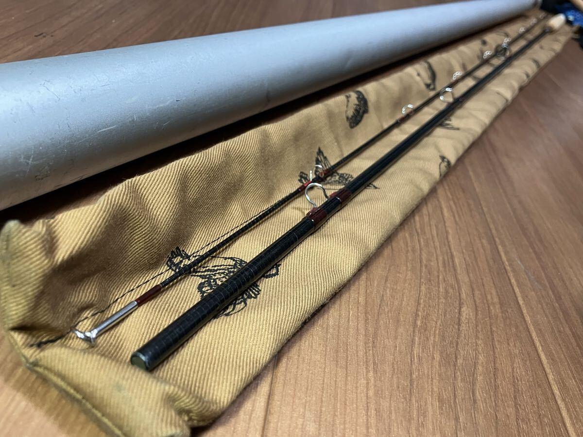 ORVIS GRAPHITE WESTERN 9′ 6 3.1/8oz Fishing Rod with Case and Bag Serial 0987