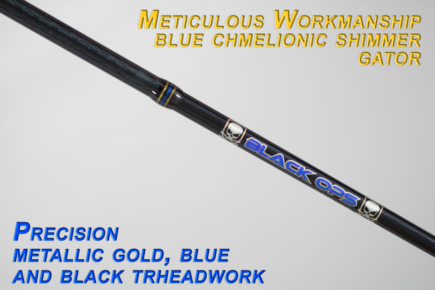 Black-Ops 6’6′ SK Graphite Spinning Fishing Rod SIC Guides Top Kayak Fishing rod