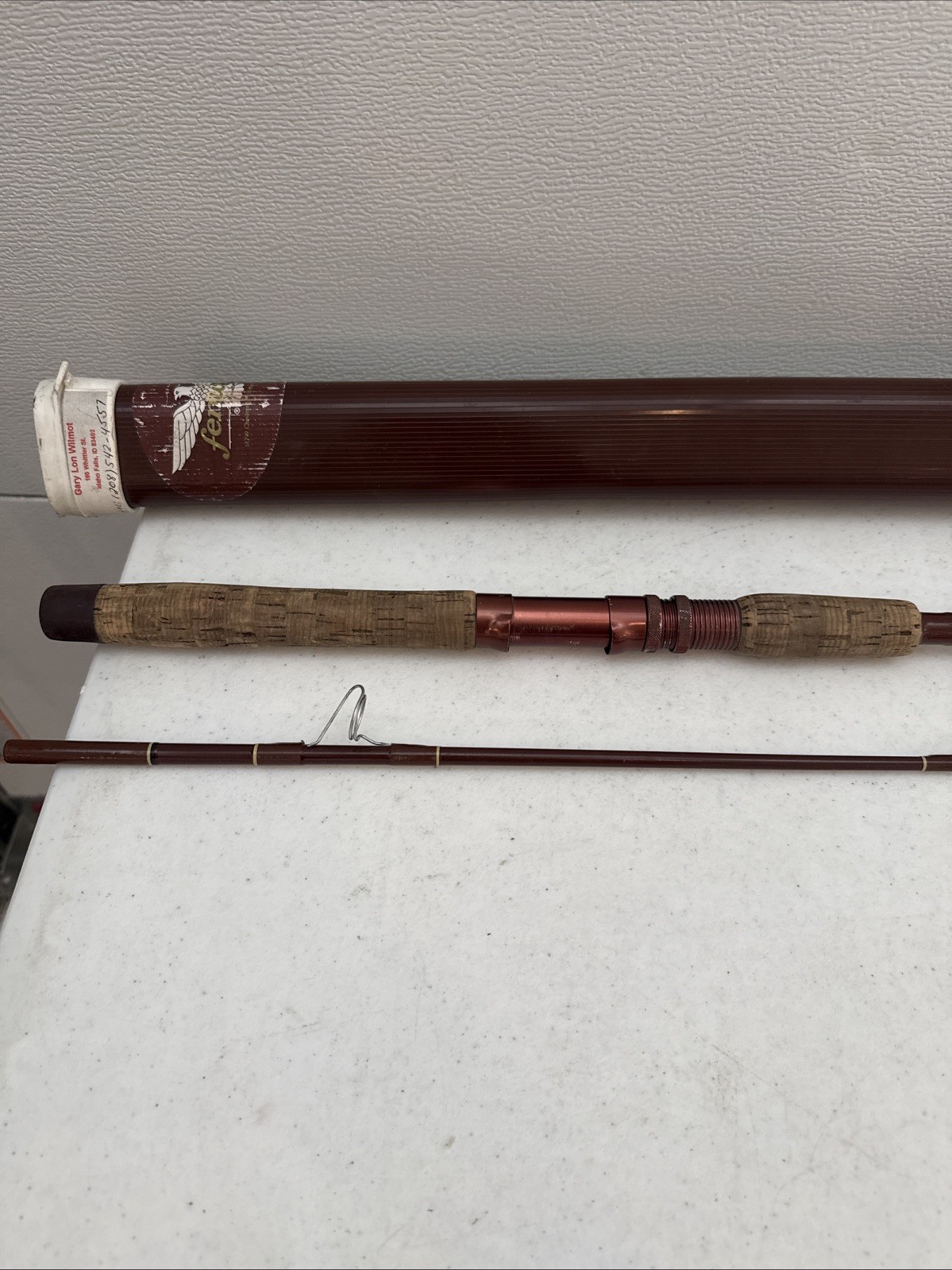 Fenwick Glass Spin Rod FS70 7 foot 4-10LB With Original Case