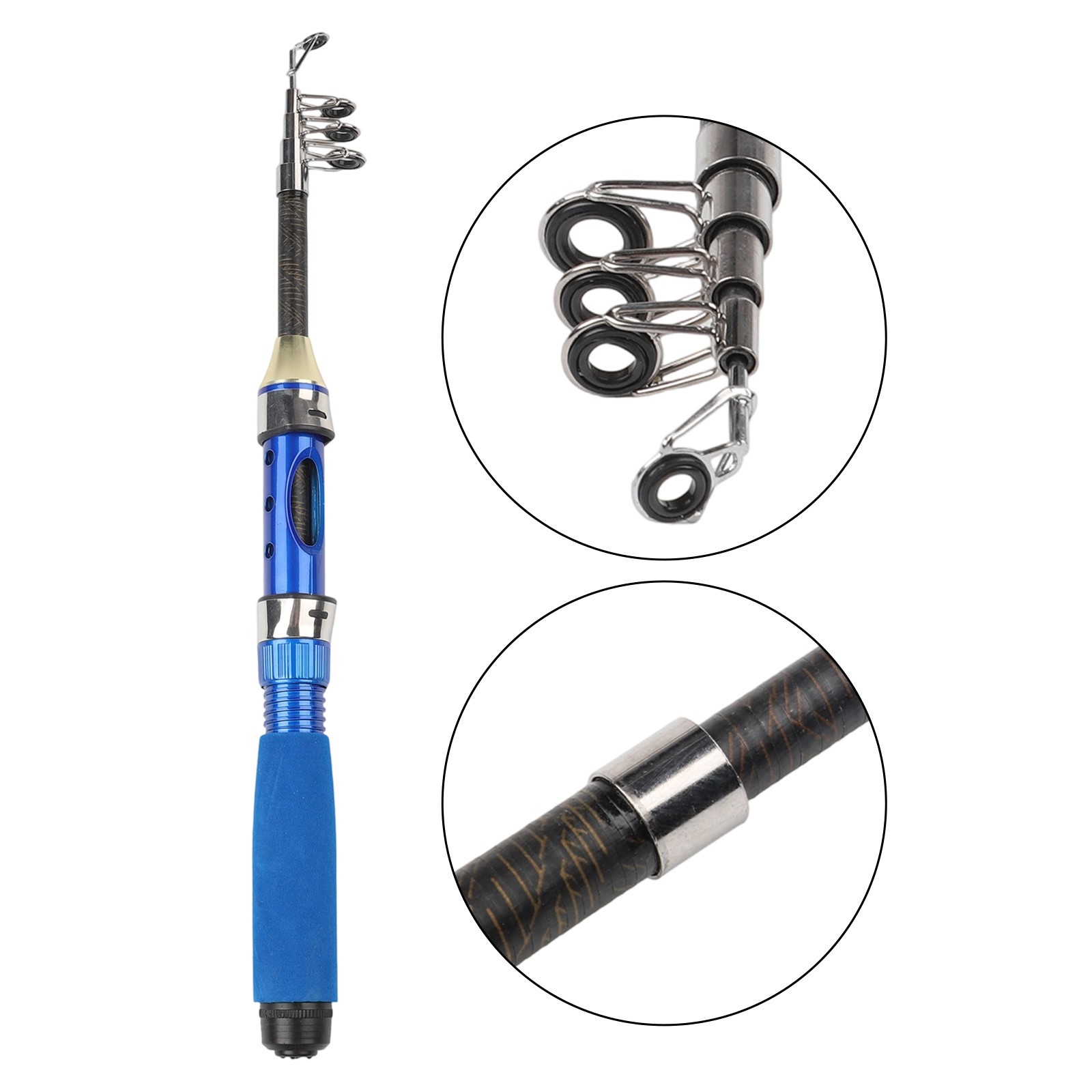 Travel Fishing Telescopic Fishing Rod Lightweight Travel Rod Efficient Catching