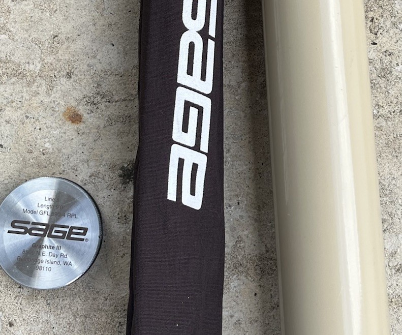Sage Fly Rod Graphite 111 9ft. 4 Wt Model GFL590-4 Piece Vintage Very good