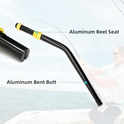 Saltwater Fishing Rods – Deep Sea Pole with Swivel Tip for Big Game Fishing