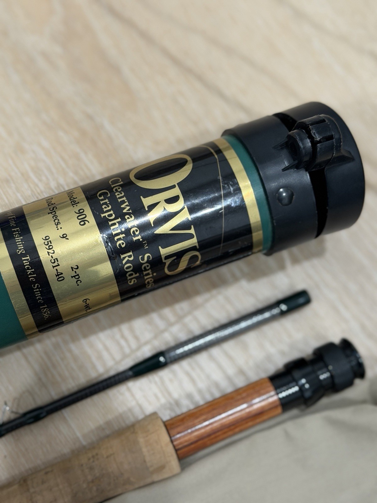 Orvis Clearwater Series Graphite Rod, Model 906 9feet 6wt