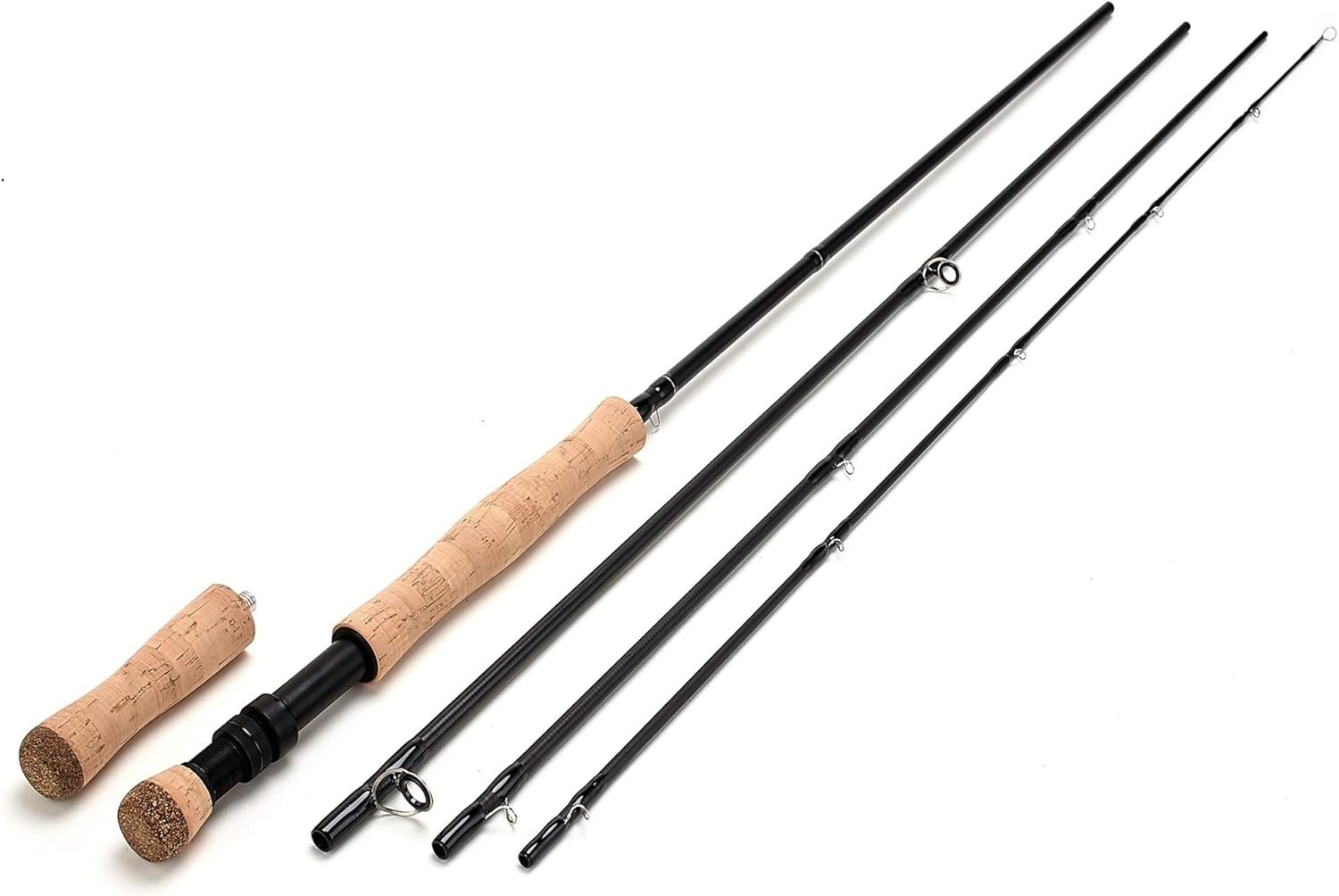 Carbon Fiber Switch Fly Rod 7wt 8wt 10ft 9in 4Pc Freshwater Trout Lake Cork Hand
