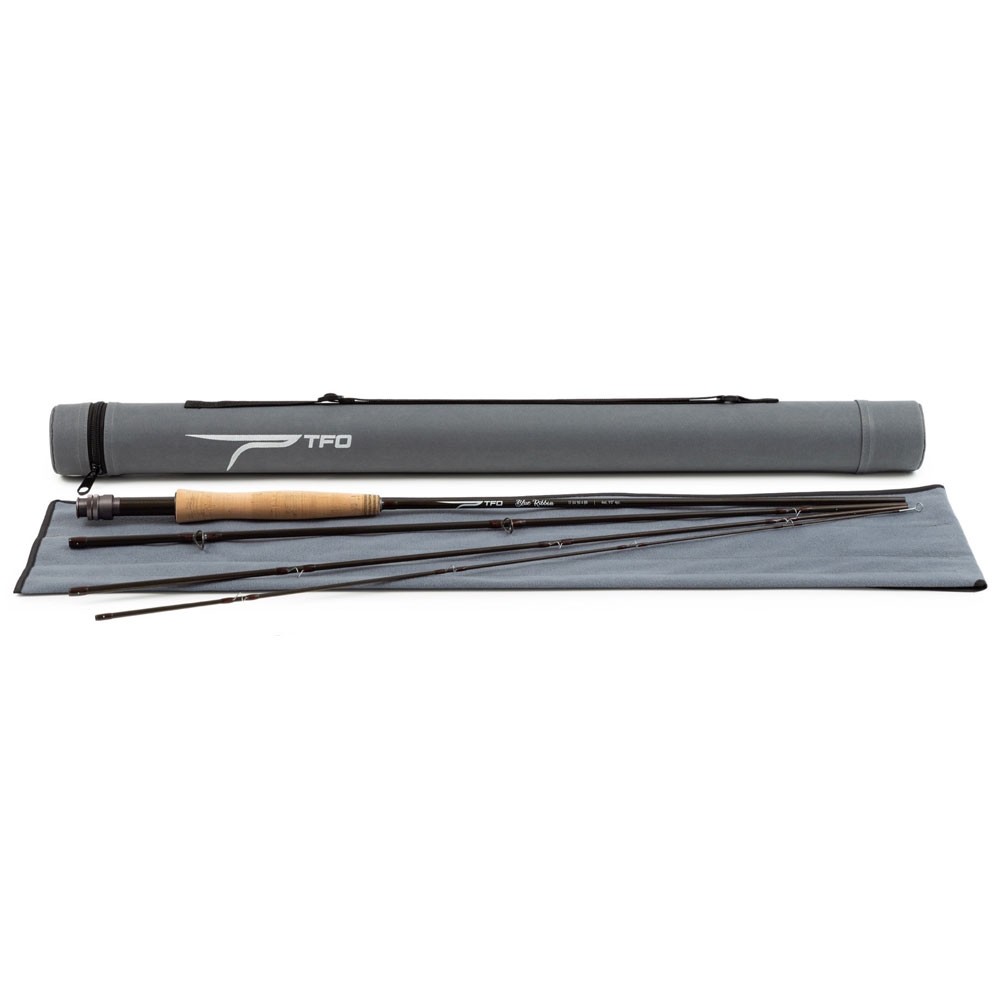 TEMPLE FORK OUTFITTERS Blue Ribbon 7ft 6in 2wt 4pc Fly Rod w/ Case TF-02-76-4-BR