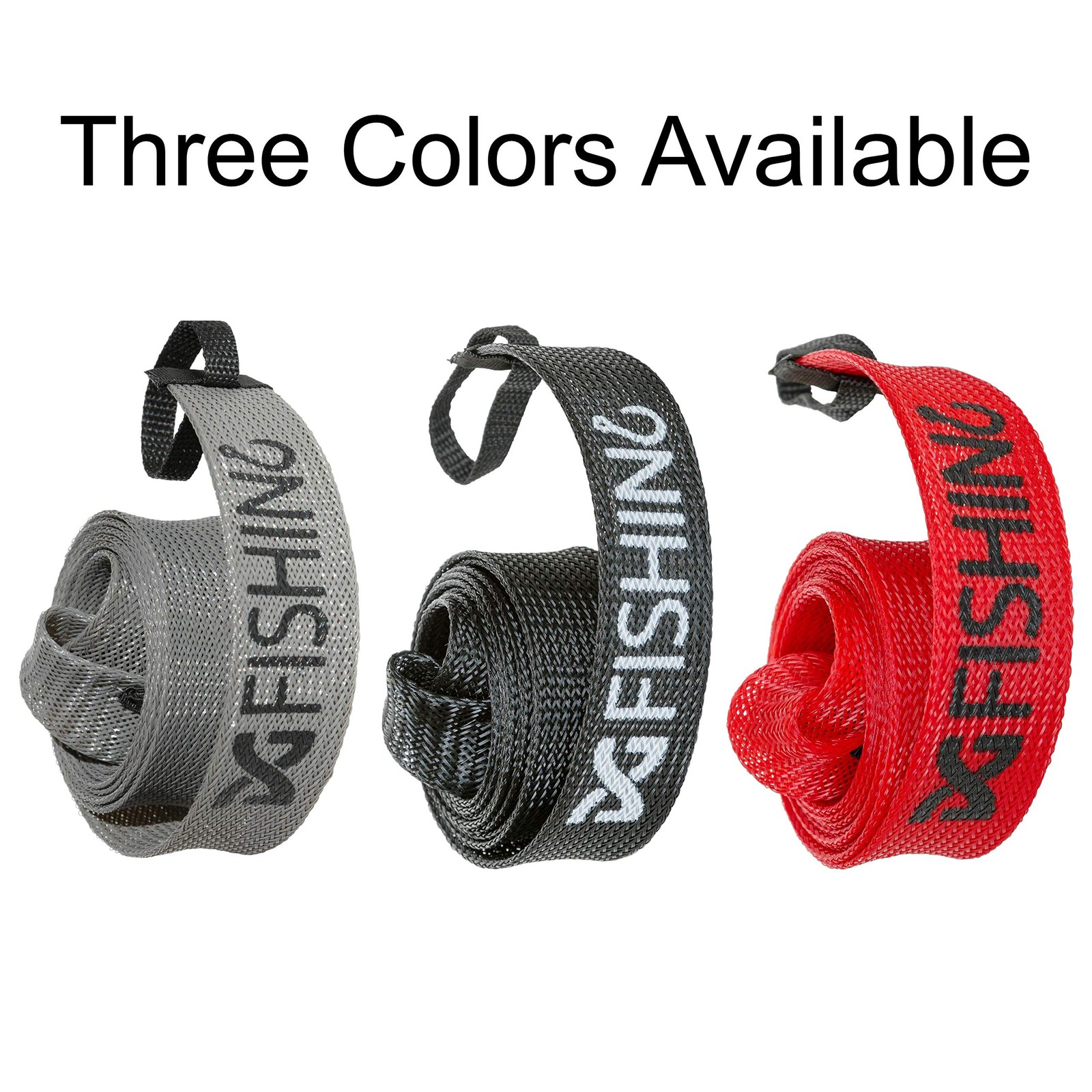DynoGoods Fishing Rod Sleeve, 3 Pack, 7ft 10in Casting Black