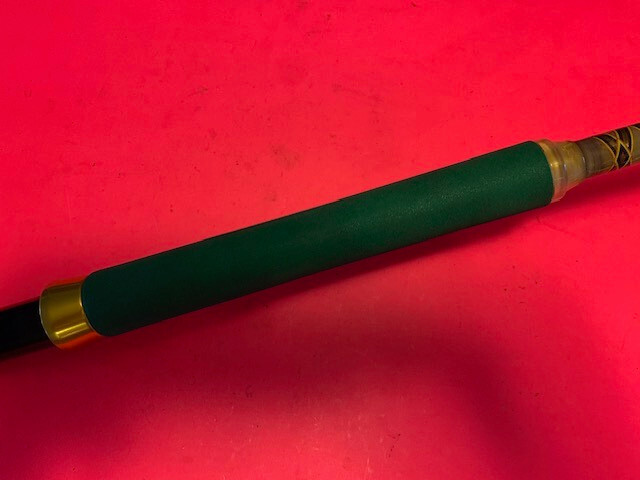 VINTAGE CUSTOM SABRE 6 FOOT 6 INCH 50 TO 100 POUND RATED TROLLING FISHING ROD
