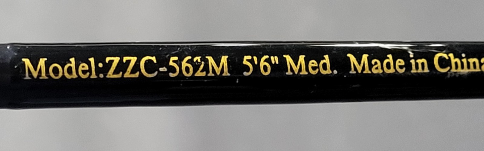 Zebco Z-Glass 562M Bait Cast Rod, 2pc 5’6″ Med, 4 Guides, Excellent Condition